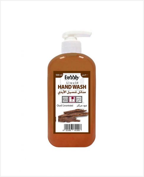 BUBBLY LIQUID HANDWASH OUD CONCENTRATED 500ML