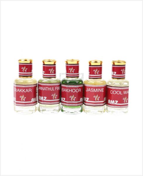 AMZAN CONCENTRATED PERFUME OIL 5PCS PACK 12ML
