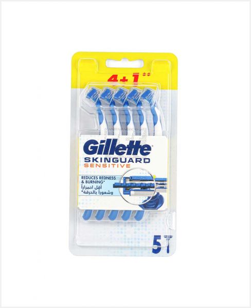 GILLETTE SKINGUARD SENSITIVE RAZOR 4+1