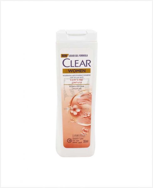 CLEAR ANTI DANDRUFF SHAMPOO CLAY CARE (WOMEN) 350ML