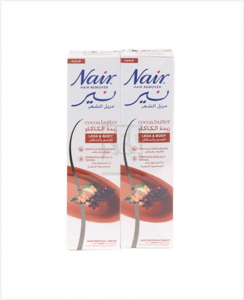 NAIR HAIR REMOVER COCOA BUTTER 2SX110ML @25% OFF