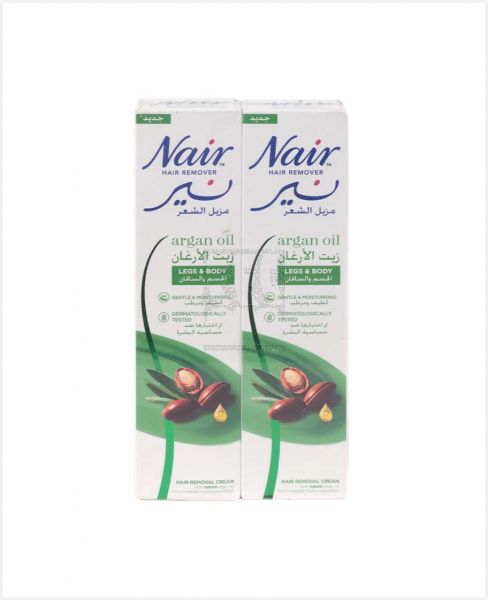 NAIR HAIR REMOVER ARGAN OIL 2SX110ML @25% OFF