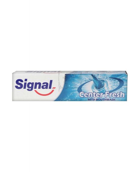 SIGNAL CENTER FRESH WITH MOUTHWASH TOOTHPASTE BLUE 100ML