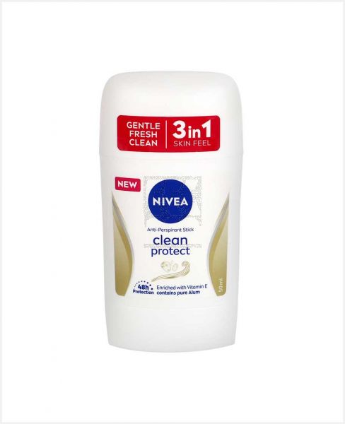 NIVEA CLEAN PROTECT WITH VITAMIN C DEO STICK (WOMEN) 50ML