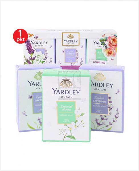 YARDLEY SOAP ASSORTED 3X100GM @S.OFFER