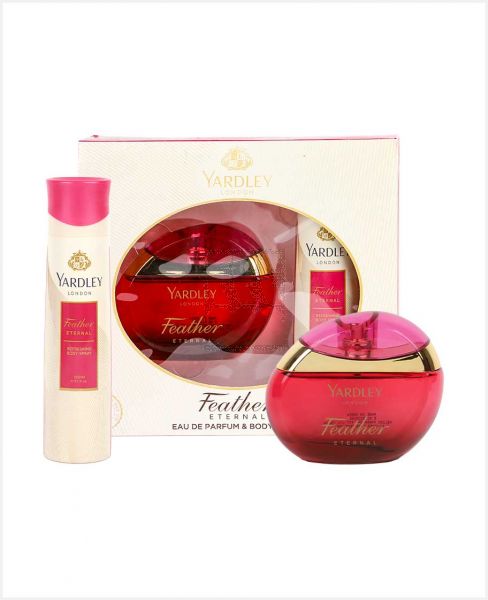 YARDLEY FEATHER ETRNL WOMEN EDP 100ML+BODYSPRY 150ML@S.PRICE