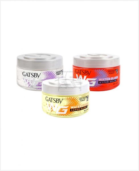 GATSBY HAIR GEL ASSORTED 3X150GM