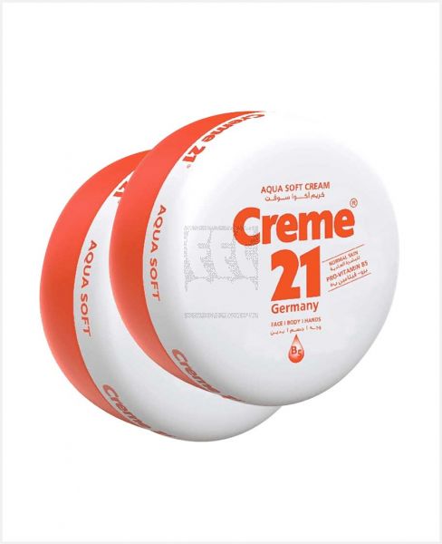 CREME 21 SMOOTH MOISTURIZING CREAM WI/PRO VITAMIN B5 2X250ML