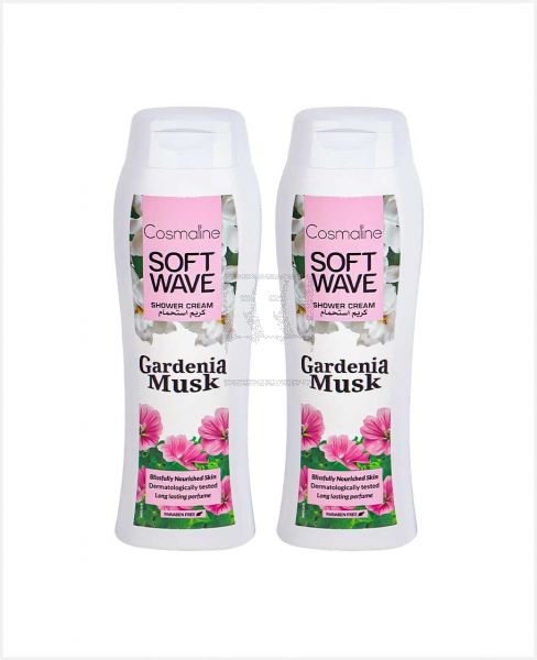 SOFT WAVE SHOWER CREAM GARDENIA MUSK 2X400ML