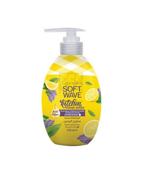 SOFT WAVE HANDWASH KITCHEN LEMON & PATCHOULI 550ML PROMO