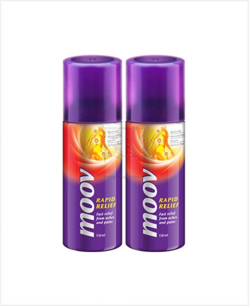 MOOV RAPID RELIEF SPRAY 2X150ML @SPL OFFER