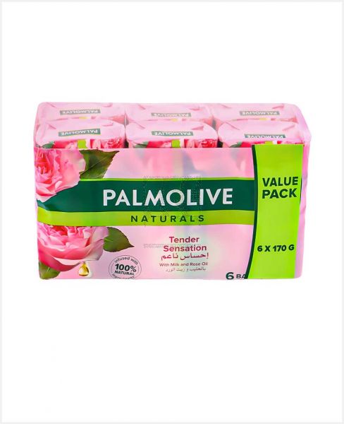 PALMOLIVE SOAP NATURALS TENDER SENSATION 6X170GM