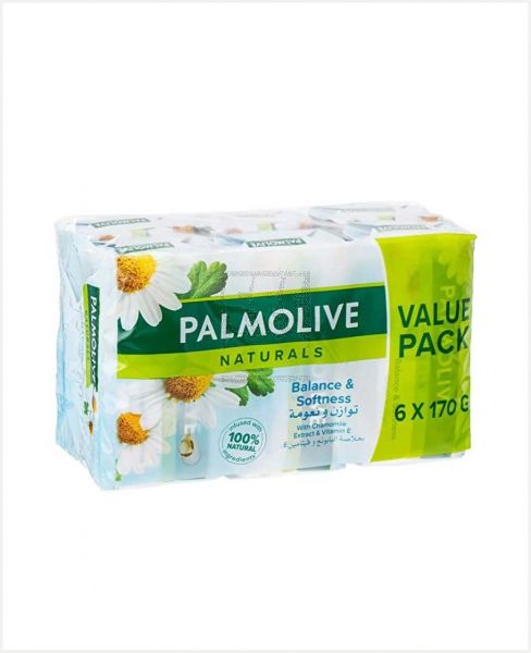 PALMOLIVE SOAP BALANCE & SOFTNESS 6X170GM