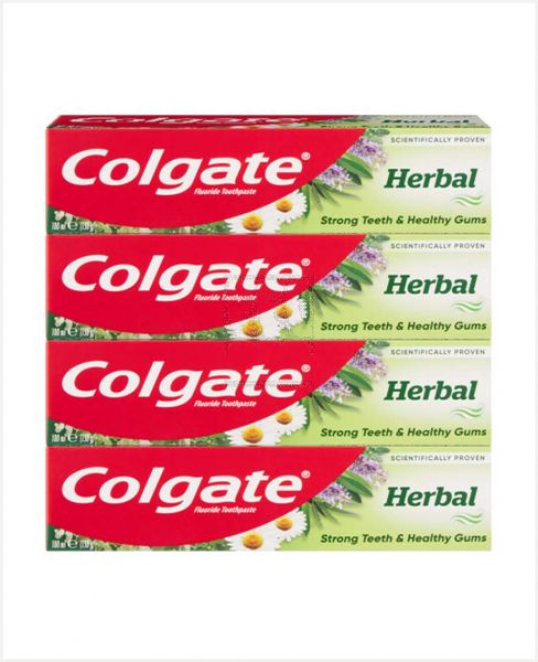 COLGATE HERBAL TOOTHPASTE 4X100ML SPECIAL OFFER
