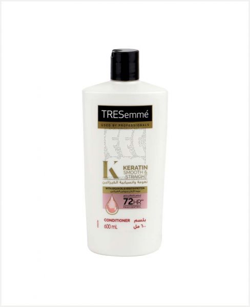 TRESEMME KERATIN SMOOTH & STRAIGHT CONDITIONER 600ML