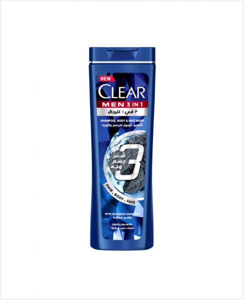 CLEAR MEN 3IN1 SHAMPOO COMPLETE CARE 400ML