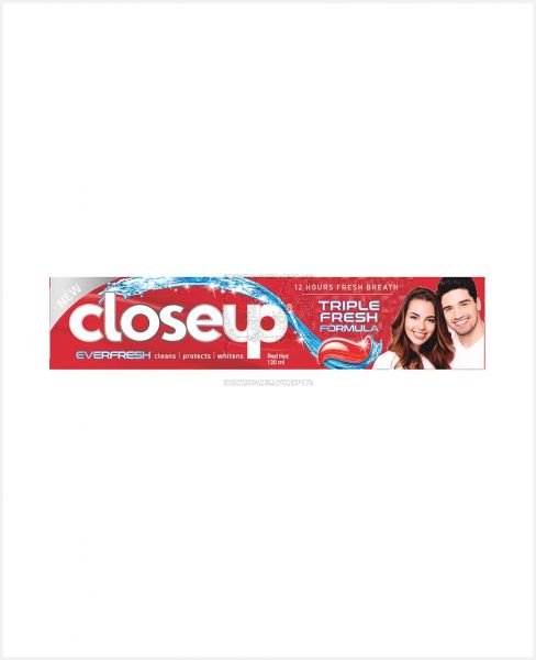 CLOSE UP EVERFRESH RED HOT TOOTHPASTE 120ML