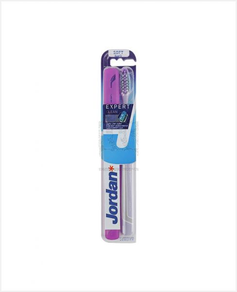 JORDAN TOOTHBRUSH EXPERT CLEAN SOFT WITH TRAVEL CASE