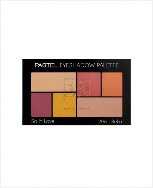 PASTEL PROFASHION EYESHADOW PALETTE SO IN LOVE 206 6.6GM