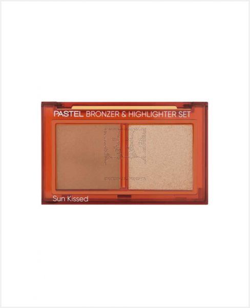 PASTEL BRONZER & HIGHLIGHTER SET SUN KISSED 8.6GM