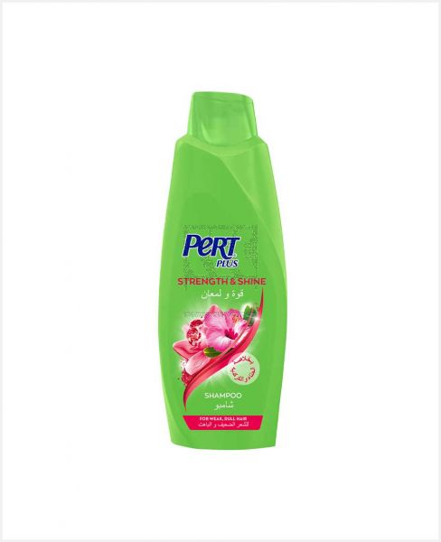 PERT PLUS STRENGTH &SHINE HENNA HIBISCUS SHAMPOO 600ML PROMO