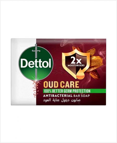 DETTOL ANTIBACTERIAL BAR SOAP OUD CARE 120GM