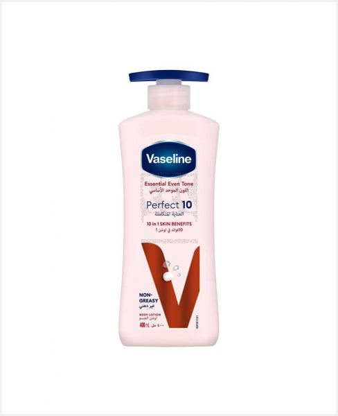 VASELINE ESSENTIAL EVEN TONE PERFECT 10 BODY LOTION 400ML