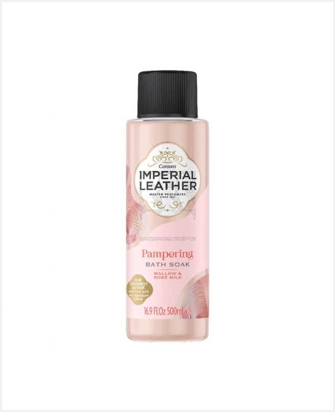 IMPERIAL LEATHER PAMPERING MALLOW & ROSE MILK BODY WASH 500ML