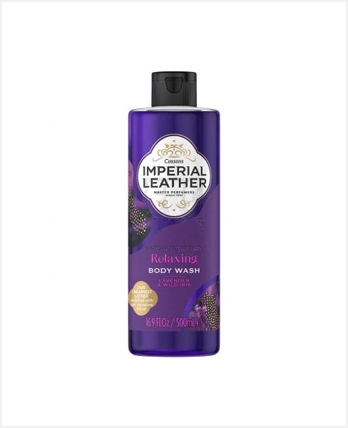 IMPERIAL LEATHER RELAXING LAVENDER & WILD IRIS BODY WASH 500ML