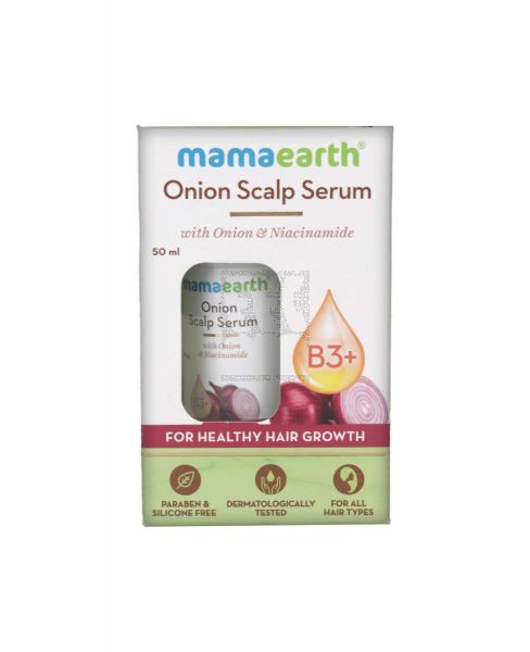 MAMAEARTH ONION SCALP SERUM WITH ONION & NIACINAMIDE 50ML