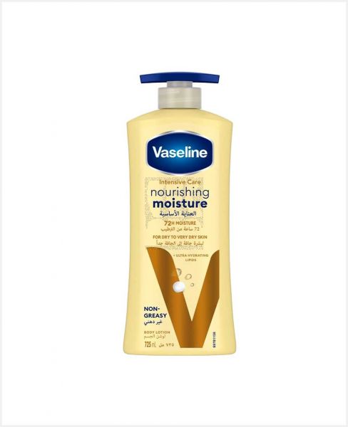 VASELINE NOURISHING MOISTURE BODY LOTION 725ML