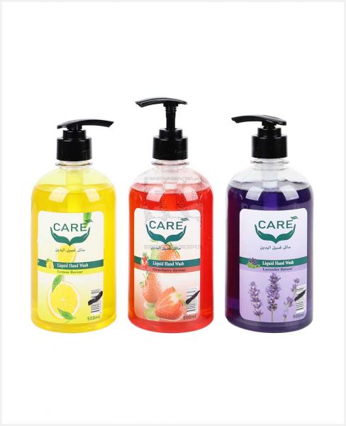 CARE HAND WASH ASSORTED 3X500ML SPECIAL OFFER