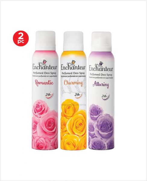 ENCHANTEUR DEODORANT BODY MIST 2X150ML