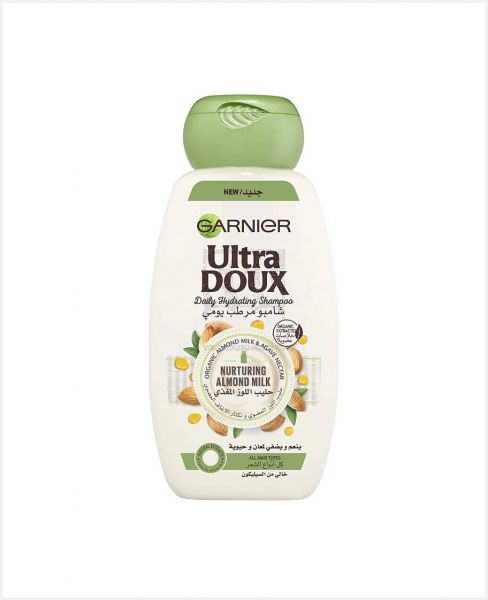 GARNIER ULTRA DOUX SHAMPOO NURTURING ALMOND MILK 400ML