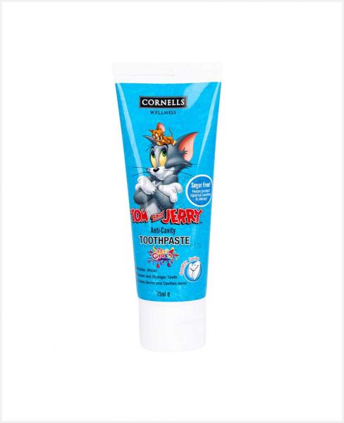 CORNELLS TOM AND JERRY TOOTHPASTE FRUIT CRUSH FLAVOR 75ML