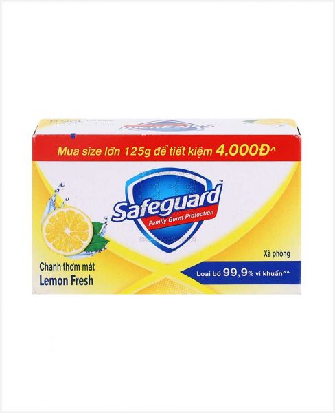 SAFEGUARD LEMON FRESH SOAP 115GM