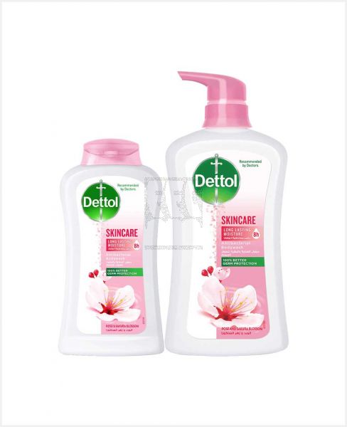 DETTOL SHOWER GEL SKINCARE 500ML+250ML