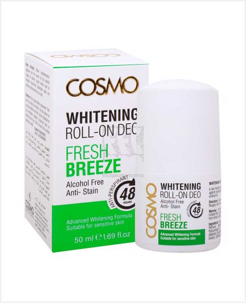 COSMO WHITENING ROLL ON DEO FRESH BREEZE 50ML