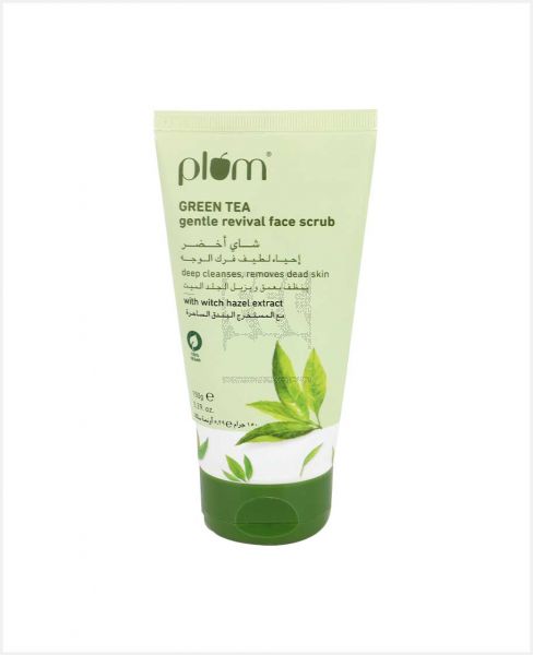 PLUM GREEN TEA GENTLE REVIVAL FACE SCRUB 150GM