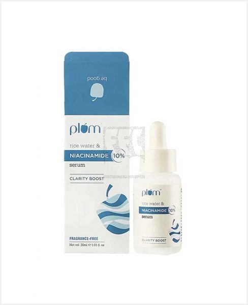 PLUM RICE WATER & 10% NIACINAMIDE CLARITY BOOST SERUM 30ML