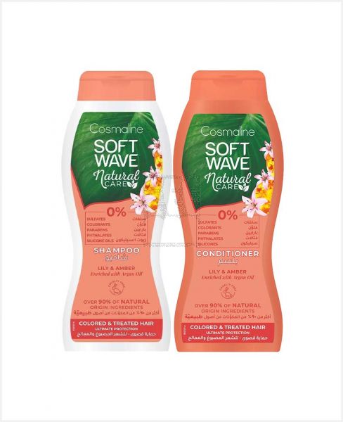 SOFT WAVE SHAMPOO LILY & AMBER SHAMPOO 400ML+ CONDITIONER 400ML