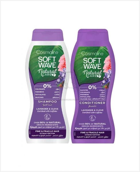 SOFT WAVE LAVENDER & CLOVE SHAMPOO 400ML+CONDITIONER 400ML