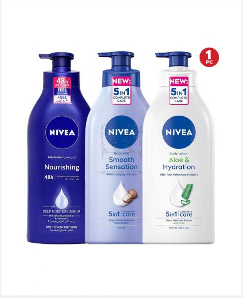 NIVEA BODY LOTION ASSORTED 625ML PROMO