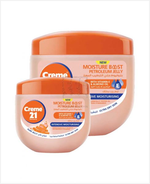 CREME 21 INTENSIVE MOISTURISING PETROLEUM JELLY 300ML+100ML