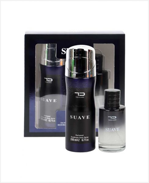 TOM & DARIN SUAVE EAU DE PARFUM 100ML+DEODORANT BODY SPRAY 200ML