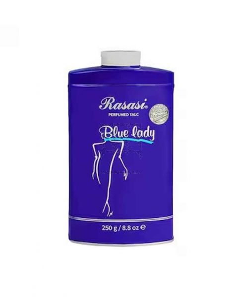RASASI BLUE LADY PERFUMED TALC 250GM