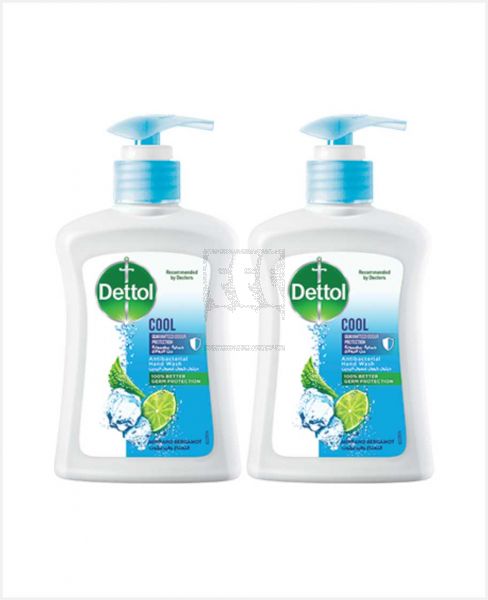 DETTOL COOL HANDWASH MINT & BERGAMOT 2X200ML @25%OFF