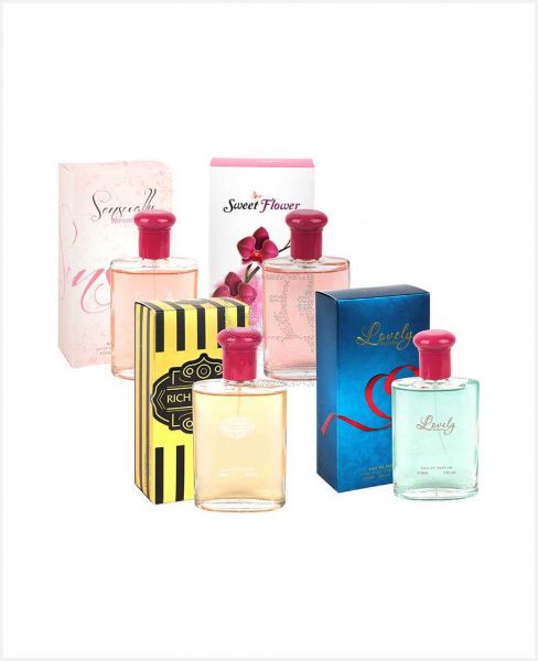 EAU DE PARFUM WOMEN ASSORTED 4X100ML