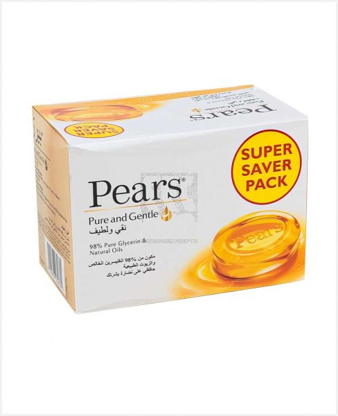 PEARS PURE & GENTLE SOAP(AMBER) 4X125GM PROMO