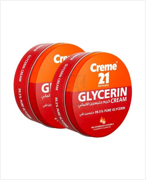 CREME 21 GLYCERIN CREAM 2X250ML @20%OFF